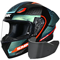 SMK Stellar Sport - Flight Black / Teal / Orange