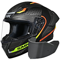 SMK Stellar Sport - Flight Matt Black / Grey / Yellow