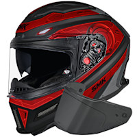 SMK Agnar - Cyborg Matt Black / Red / Anthracite