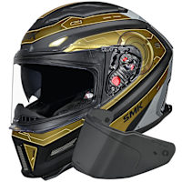 SMK Agnar - Cyborg Matt Black / Gold / Chrome