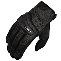 Icon Ladies Superduty 3 CE Textile Gloves - Black