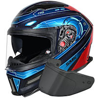 SMK Agnar - Cyborg Black / Teal / Red