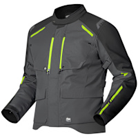 Richa Taurus Textile Jacket - Black / Fluo Yellow