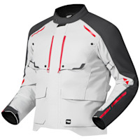 Richa Taurus Textile Jacket - Grey / Red
