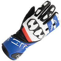 Richa RS-86 Leather Gloves - Blue / Red