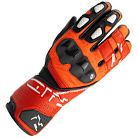 Richa RS-86 Leather Gloves - Red / Fluo Red