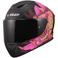 LS2 Rapid III - Poppies II Matt Black / Pink