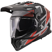 LS2 Pioneer II - Block Matt Grey / Red