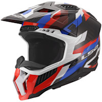 LS2 X-Force - Phantom White / Blue / Red