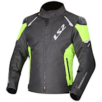LS2 Zoom Textile Jacket - Black / Yellow