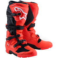 Alpinestars Tech 7 Enduro Boots - Fluo Red / Black