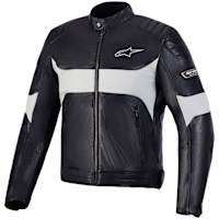 Alpinestars Revern Leather Jacket - Black / Metal Grey