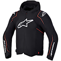 Alpinestars Zaca V2 Waterproof Textile Jacket - Black / Fluo Red