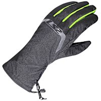 LS2 Thermorain Waterproof Gloves - Black / Hi-Vis Yellow