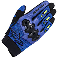 Alpinestars Megawatt V2 Gloves - Bright Blue / Black