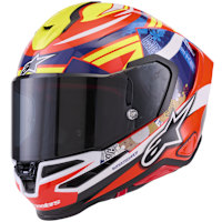 Alpinestars Supertech R7 - Taiyo Furusato Gloss Red / White / Blue / Fluo Yellow