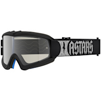 Alpinestars Youth Vision Atrox Goggles - Black / Silver - Mirror Silver Lens