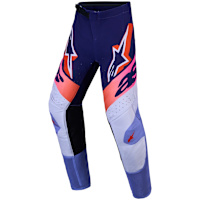 Alpinestars Youth Supertech Dyna Pants - Light Violet / Deep Purple / Fluo Pink