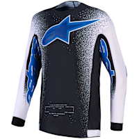 Alpinestars Supertech Hiten AFD Jersey - Black / Light Lilac / Blithe Blue