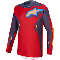 Alpinestars Racer Hunt Jersey - Fire Red / Greystone / Hot Coral