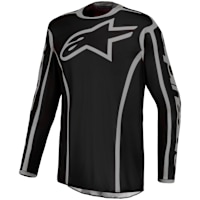 Alpinestars Fluid Apex V2 Jersey - Black / Silver