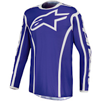Alpinestars Fluid Apex V2 Jersey - Deep Blue / White