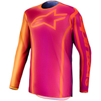 Alpinestars Fluid Kepler Jersey - Dark Purple / Orange