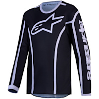 Alpinestars Youth Fluid Apex V2 Jersey - Black / Silver