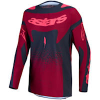 Alpinestars Stella Techstar Swan Jersey - Crimson / Dark Grey / Rouge Red