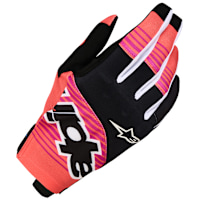 Alpinestars Techstar Textile Gloves - Hot Coral / Black / Fuchsia