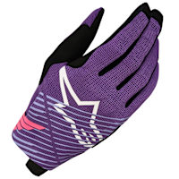 Alpinestars Radar Pro Textile Gloves - Deep Purple / Black
