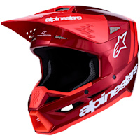 Alpinestars S-M3 Radium - Gloss Red Mot / Fluo Red / White