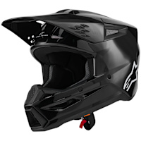 Alpinestars S-M3 Solid - Gloss Black