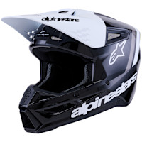 Alpinestars S-M3 Radium - Gloss Black / White / Grey