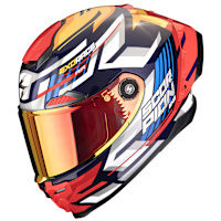 Scorpion Exo Race Air - Kobra Blue / Yellow / Red