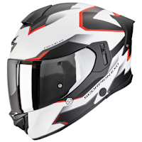 Scorpion Exo 530 Air - Clip Matt White / Black / Red