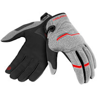 Tucano Urbano Miky Evo Textile Gloves - Grey / Red