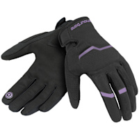 Tucano Urbano Ladies Miky Evo Textile Gloves - Black / Lavender