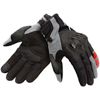 T.ur G-Fast Textile Gloves - Anthracite / Red