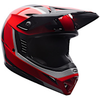 Bell MX-10 MIPS - Spiral Black / Red
