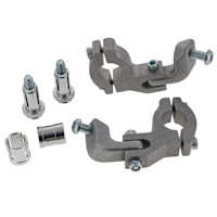Barkbusters Multi-fit Clamp Kit (Straight 22mm)