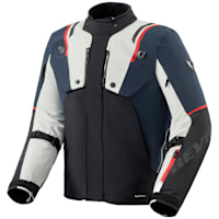 Rev'it Fractal H2O Textile Jacket - Blue / White