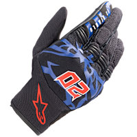 Alpinestars FQ20 Copper Textile Gloves - Black / Blue / Bright Red