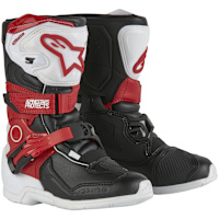 Alpinestars Kids Tech 3S Boots - White / Black / Bright Red