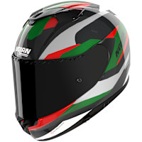Nolan X-904 Ultra Carbon Calibro - Black / Silver / Red / Green