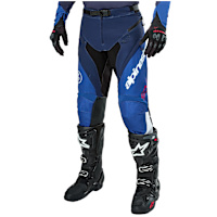 Alpinestars Pro-Dura Pants - Navy / Bright Blue / White