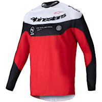 Alpinestars Pro-Dura Jersey - Black / Bright Red / White