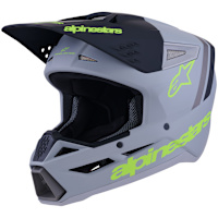 Alpinestars S-M3 Radium - Matt Grey / Black / Fluo Yellow