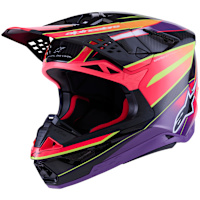 Alpinestars Supertech M10 Era - Gloss Pink / Violet / Fluo Yellow