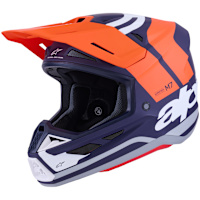 Alpinestars S-M7 Core - Matt Orange / Blue